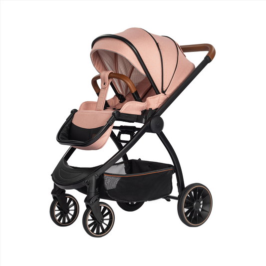 Wholesale Luxury Lightweight Multi-Functional Baby Stroller Baby Carriage with Reversible Handle