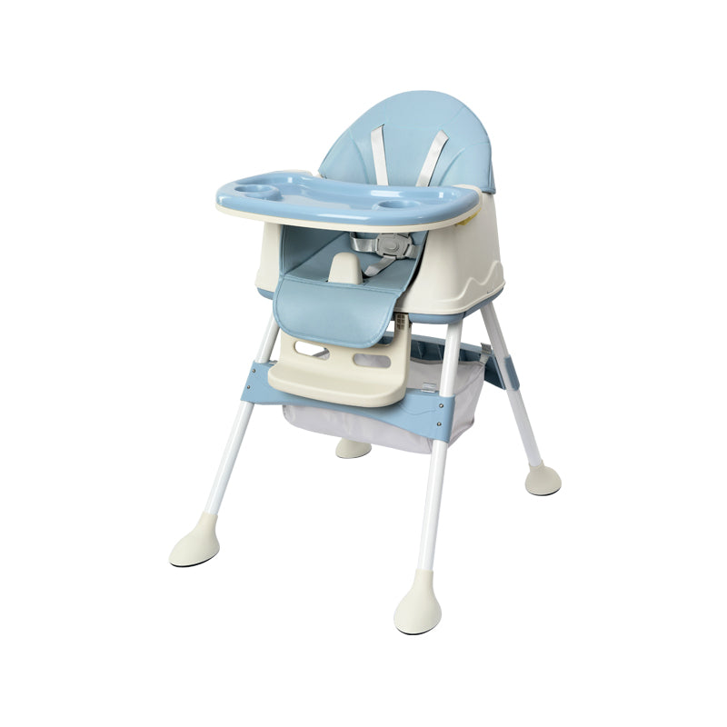 2024 Baby High Chair Aluminum Restaurant Folded Portable High Chair for Baby Food